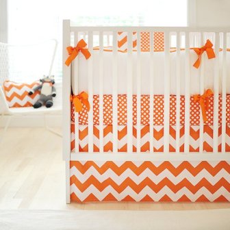 orange-baby-crib-bedding