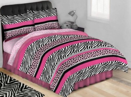 pink-zebra-bedding