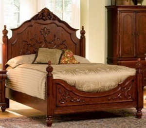 queen sleigh bed