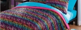 rainbow-zebra-print-bedding-set