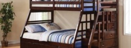 bunk beds with stairs
